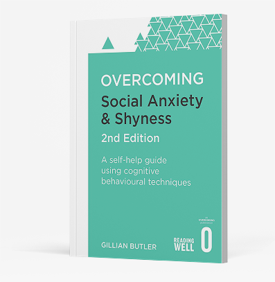 Book cover of Overcoming Social Anxiety and Shyness by Gillian Butler, second edition.